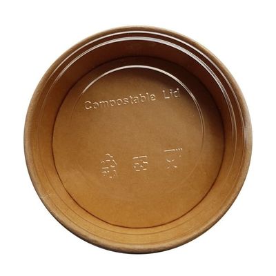 Biodegradable Disposable Pla Salad Bowl with Lid Made from Sugarcane Food-grade Paper