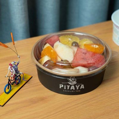 Biodegradable Disposable Pla Salad Bowl with Lid Made from Sugarcane Food-grade Paper