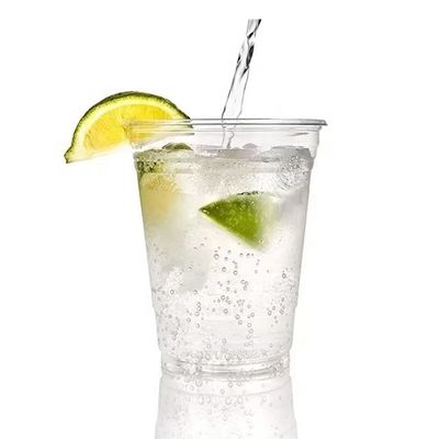 Cold Drink Eco Friendly Biodegradable Compostable Clear PET Disposable PLA Cups Plastic