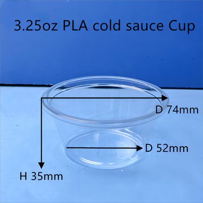 Cold Drink Eco Friendly Biodegradable Compostable Clear PET Disposable PLA Cups Plastic