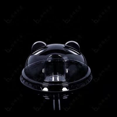 Provided Freely Sample PET/RPET Plastic Flat Dome Diamond Insert Lids for Cold Drink Cup