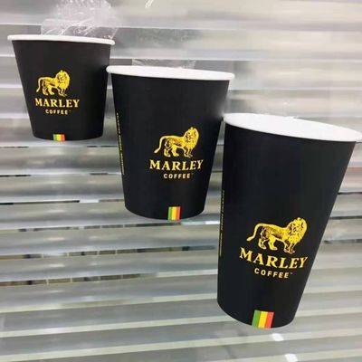 Disposable Single Wall Coffee Paper Cups Custom Printed Eco Friendly for Coffee Party