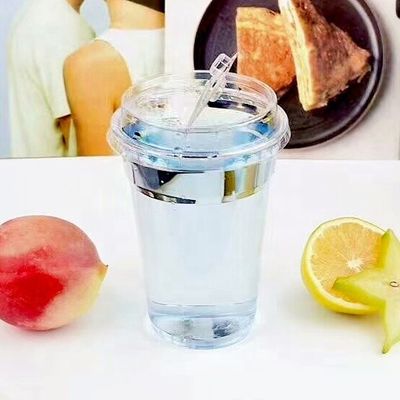 Provided Freely Sample PET/RPET Plastic Flat Dome Diamond Insert Lids for Cold Drink Cup