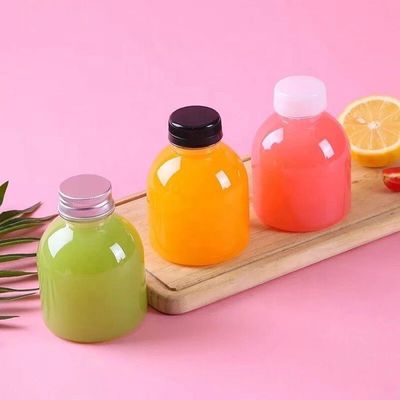 300ml 350ml 400ml Pet Plastic Beverage Bottle for Beverage Customization and Branding