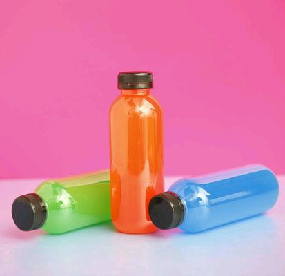 300ml 350ml 400ml Pet Plastic Beverage Bottle for Beverage Customization and Branding
