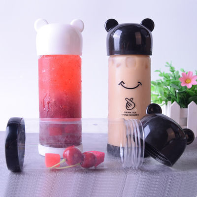 300ml 350ml 400ml Pet Plastic Beverage Bottle for Beverage Customization and Branding