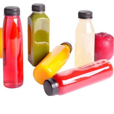 300ml 350ml 400ml Pet Plastic Beverage Bottle for Beverage Customization and Branding