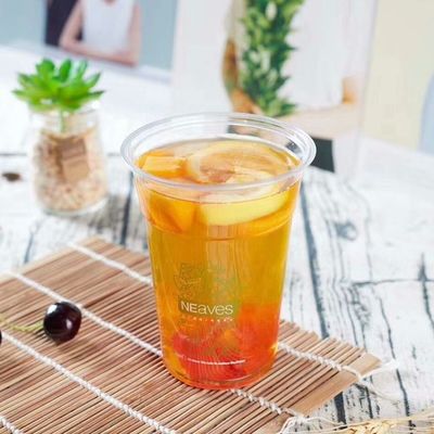 Colorful RPET 16 Oz Smoothie Container Cup for Milkshakes and Juices