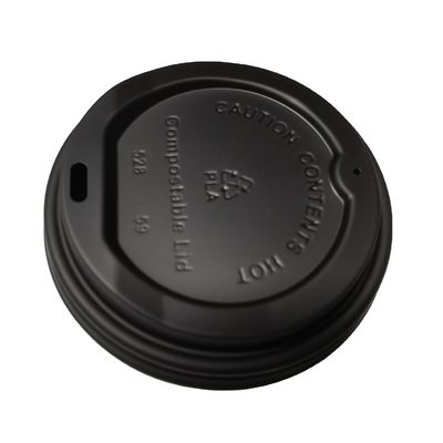 62mm/73mm/80mm/90mm/115mm Colorful Design Biodegradable CPLA Paper Lid for Coffee Cup