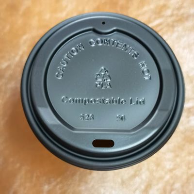 62mm/73mm/80mm/90mm/115mm Colorful Design Biodegradable CPLA Paper Lid for Coffee Cup