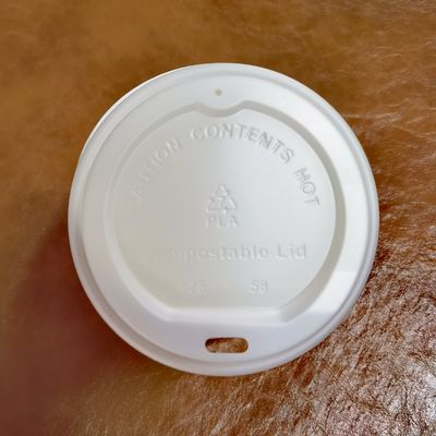 62mm/73mm/80mm/90mm/115mm Colorful Design Biodegradable CPLA Paper Lid for Coffee Cup