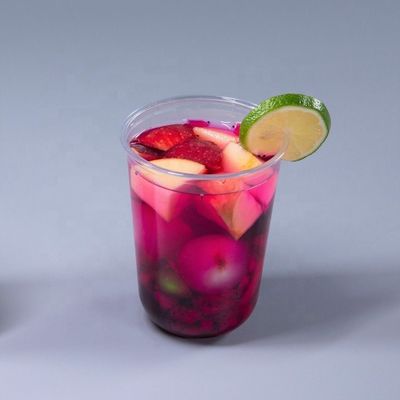 7oz/9oz/10oz/12oz/14oz/16oz/18oz/20oz/24oz/30oz/32oz PET Disposable Iced Cup with Lids Bulk Order