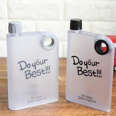 250ml 350ml 500ml PP Plastic Heat-Resistant Beverage Square Bottles with Cap OEM/ODM