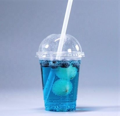 95 Caliber Transparent PLA Disposable Plastic Cup with Dome Lid 20oz 16oz 12oz 9oz