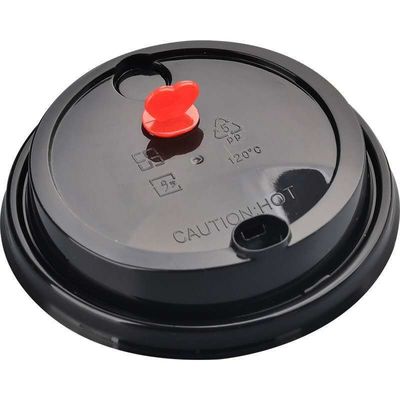 62mm/78mm/90mm/115mm Coffee Lid for White/Black PP Plastic Sipper Lids Cover of Coffee Cup
