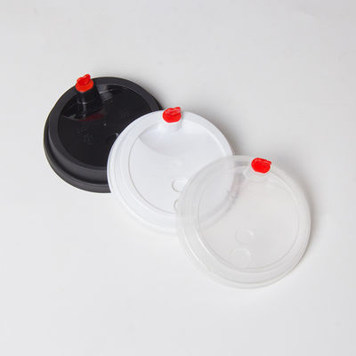 62mm/78mm/90mm/115mm Coffee Lid for White/Black PP Plastic Sipper Lids Cover of Coffee Cup