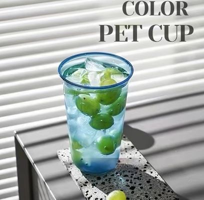 Custom Print Logo Bubble Tea Cup Juice Smoothie Cup 16oz/500ml/24oz/700ml
