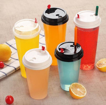 62mm/78mm/90mm/115mm Coffee Lid for White/Black PP Plastic Sipper Lids Cover of Coffee Cup
