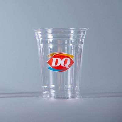 Plastic-free Boba Coffee Drinking Biodegradable PLA Cup With Lid for Smoothie Shops