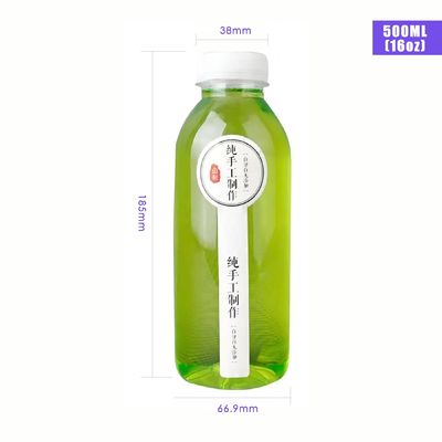 PP Plastic Body Material 150ml 280ml 350ml 500ml Heat-Resistant Beverage Bottle for Juice