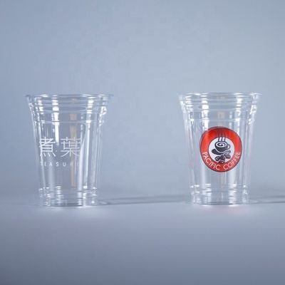Plastic-Free Transparent Disposable PLA Cup for Restaurants Customized Water Drinking Cup
