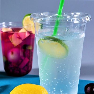 Plastic-Free Transparent Disposable PLA Cup for Restaurants Customized Water Drinking Cup