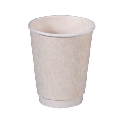 100% Biodegradable Disposable 8OZ Sugarcane Bagasse Pulp Paper Cup Custom Logo