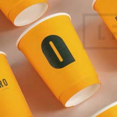 100% Biodegradable Disposable 8OZ Sugarcane Bagasse Pulp Paper Cup Custom Logo