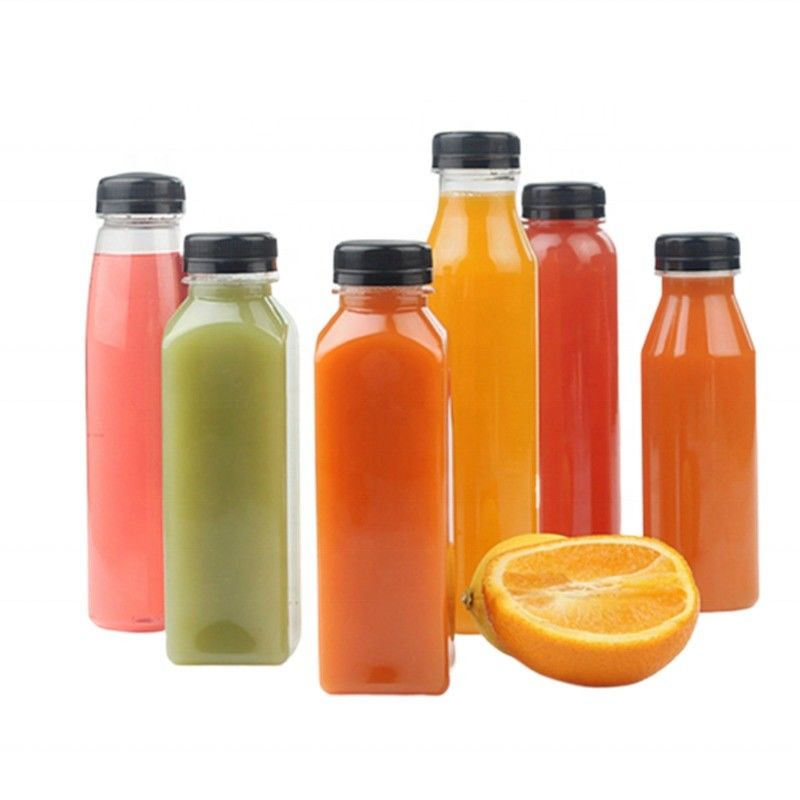 300ml 350ml 400ml Pet Plastic Beverage Bottle for Beverage Customization and Branding