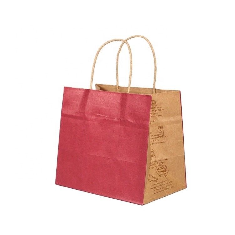 Extra Large Wide Base Brown Kraft Paper Shopping Bag for Custom Packaging Solutions