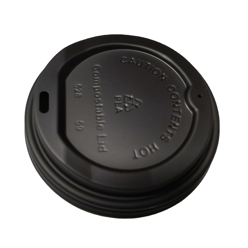 62mm/73mm/80mm/90mm/115mm Colorful Design Biodegradable CPLA Paper Lid for Coffee Cup