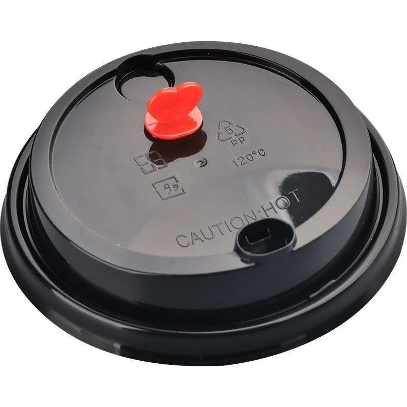 62mm/78mm/90mm/115mm Coffee Lid for White/Black PP Plastic Sipper Lids Cover of Coffee Cup